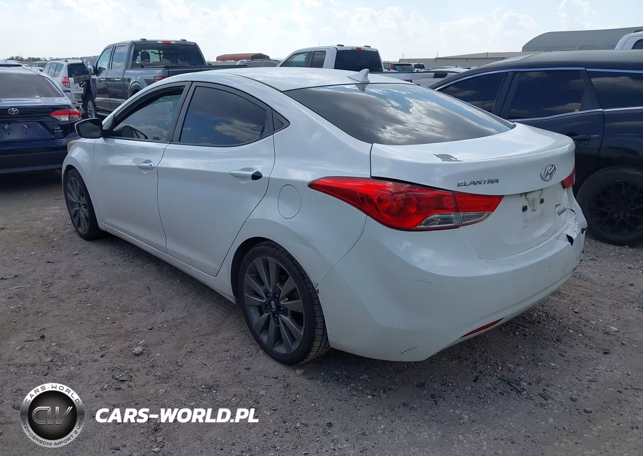 2012 Hyundai Elantra Limited VIN:5NPDH4AE1CH130985 - 3