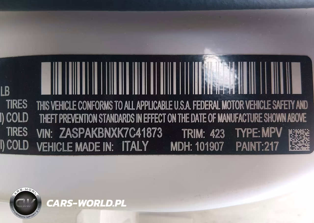 2019 Alfa Romeo Stelvio Ti Sport Awd VIN:ZASPAKBNXK7C41873 - 9