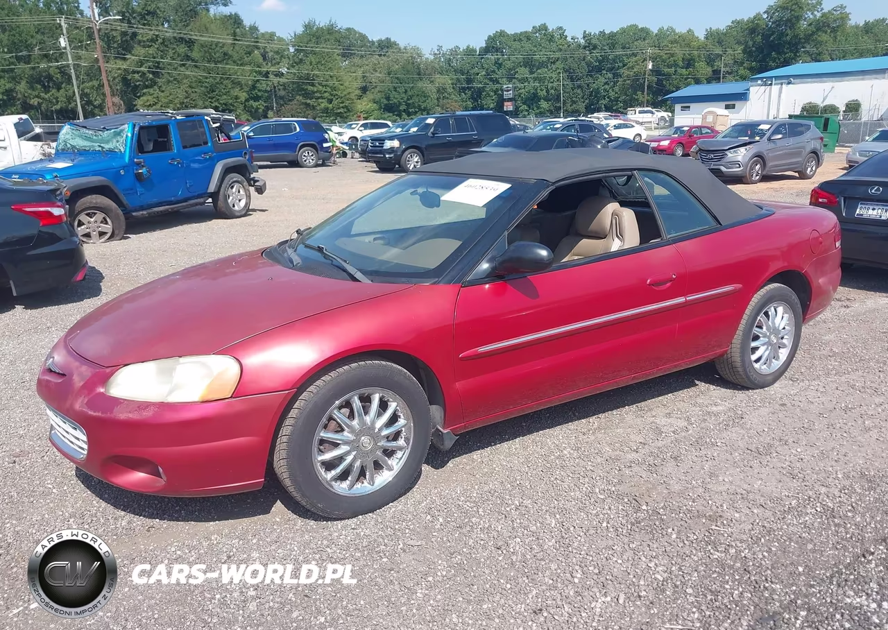 2002 Chrysler Sebring Lxi VIN:1C3EL55R12N235843 - 2