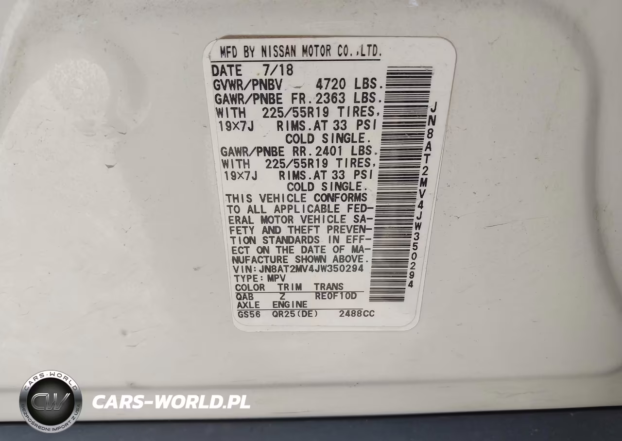 2018 Nissan Rogue Sl VIN:JN8AT2MV4JW350294 - 9