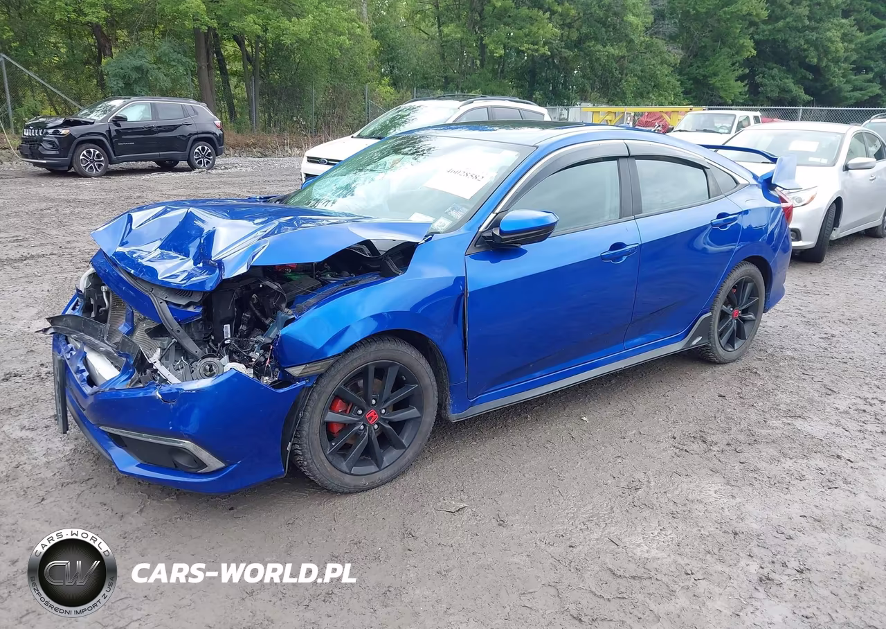 2019 Honda Civic Ex VIN:19XFC1F3XKE209605 - 2