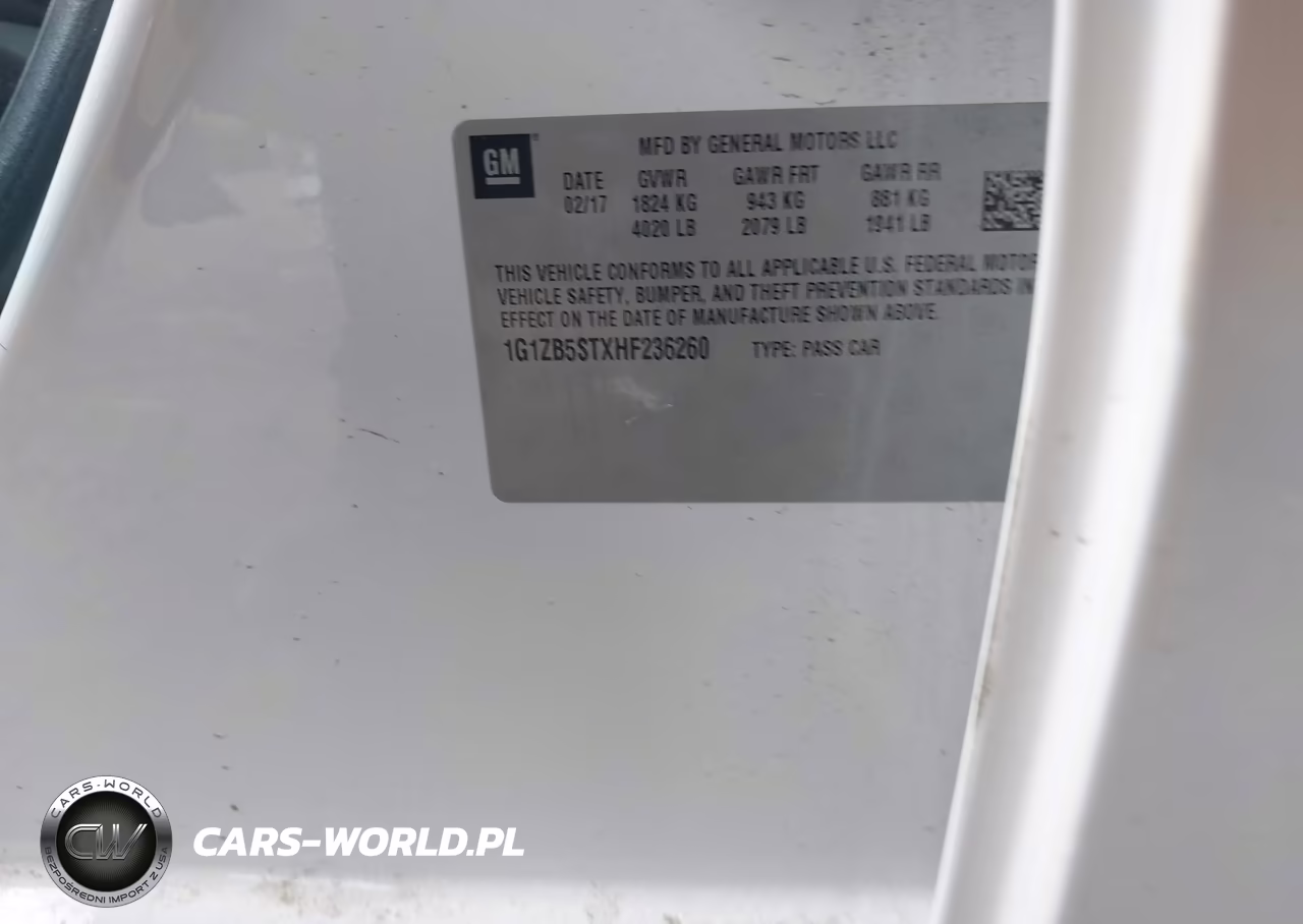 2017 Chevrolet Malibu Ls VIN:1G1ZB5STXHF236260 - 9