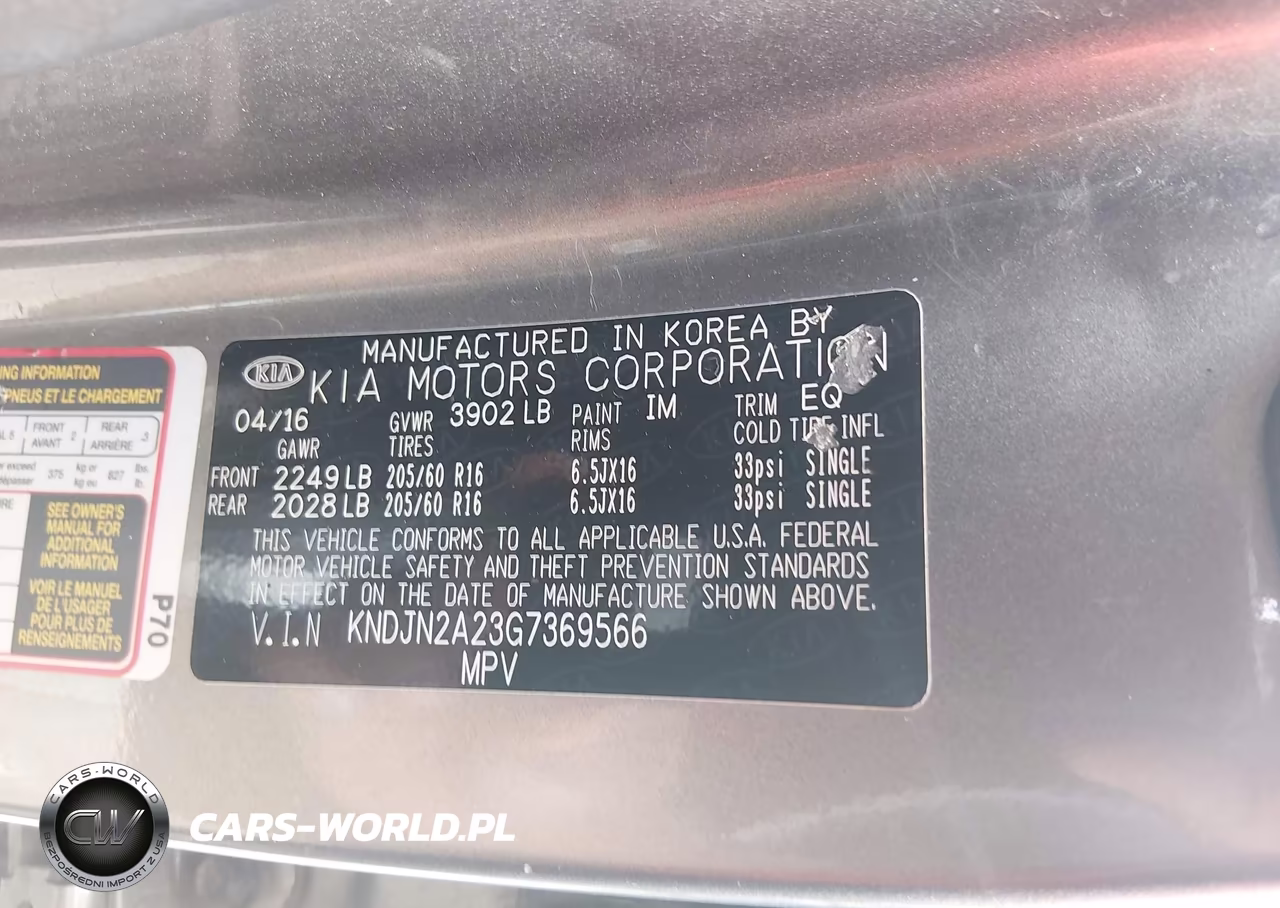 2016 Kia Soul VIN:KNDJN2A23G7369566 - 9