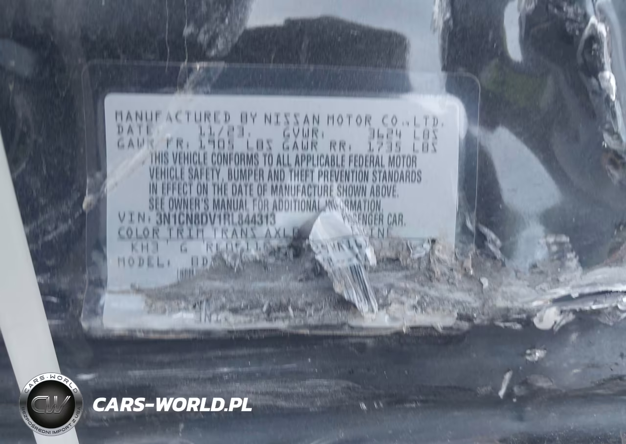 2024 Nissan Versa 1.6 S VIN:3N1CN8DV1RL844313 - 9