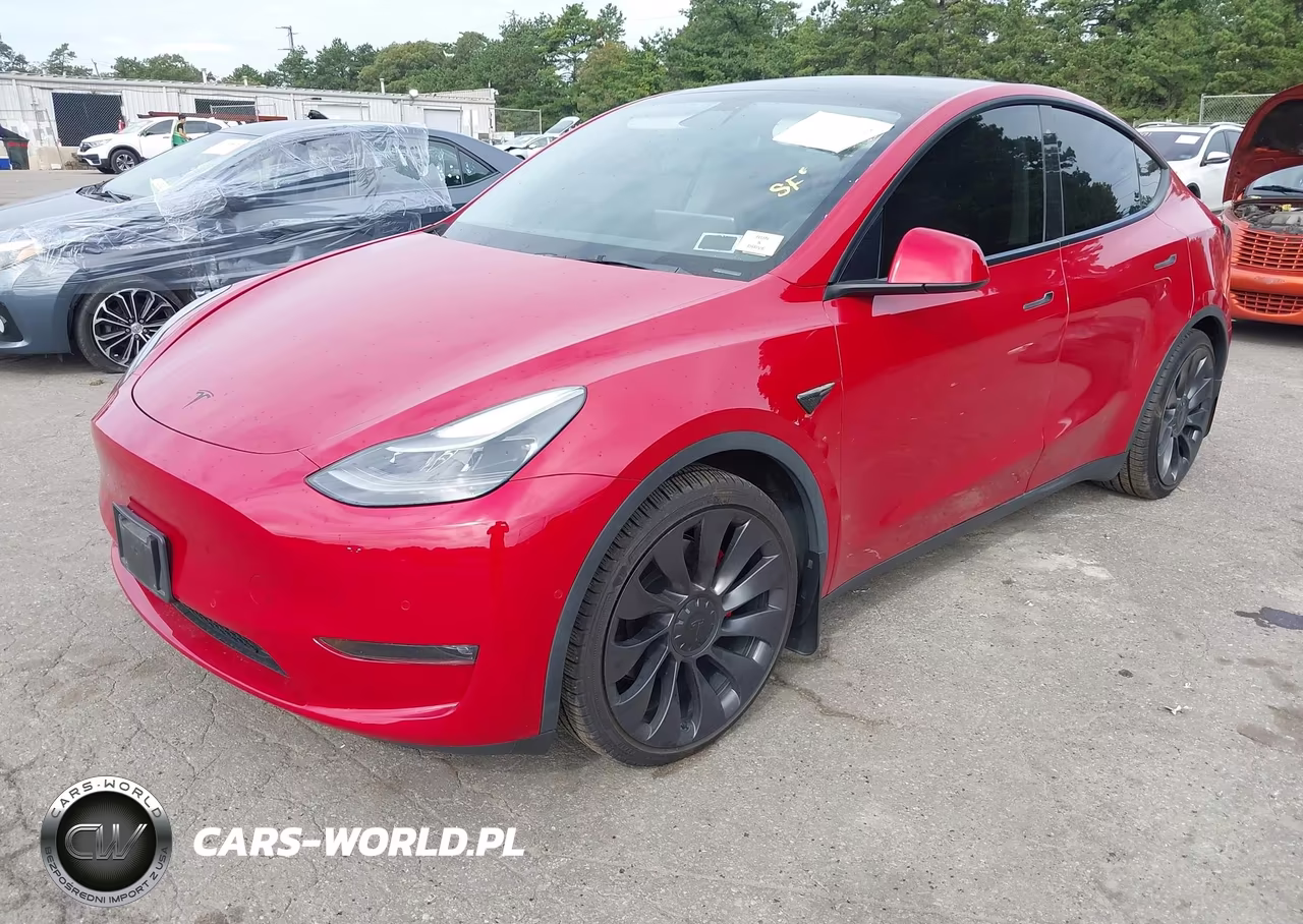 2022 Tesla Model Y Performance Dual Motor All-Wheel Drive VIN:7SAYGDEF2NF391117 - 2