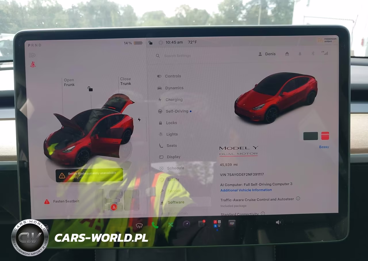 2022 Tesla Model Y Performance Dual Motor All-Wheel Drive VIN:7SAYGDEF2NF391117 - 7