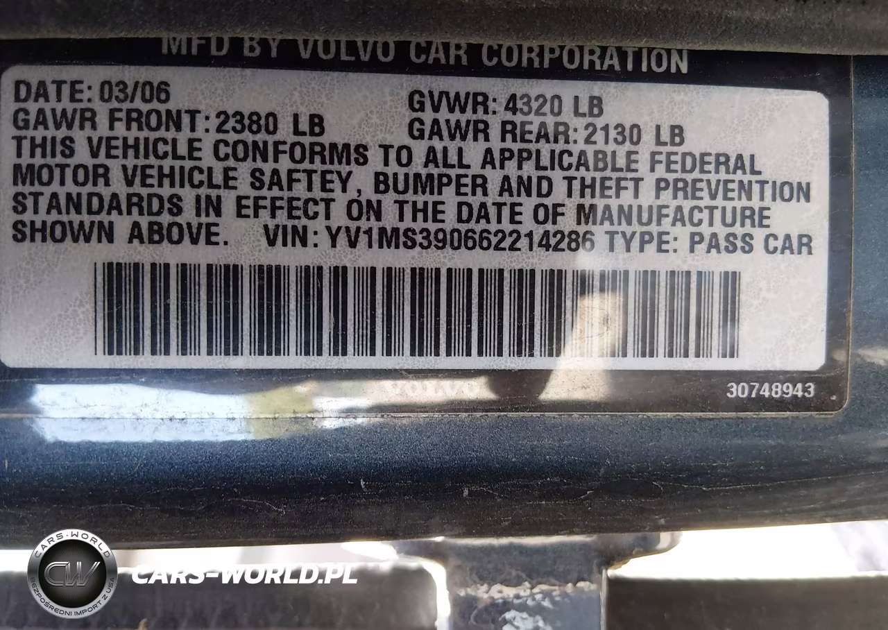 2006 Volvo S40 2.4I VIN:YV1MS390662214286 - 9