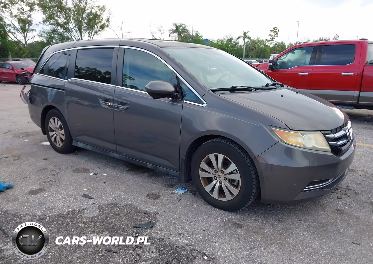 2014 Honda Odyssey Ex-L VIN:5FNRL5H68EB101266 - 1