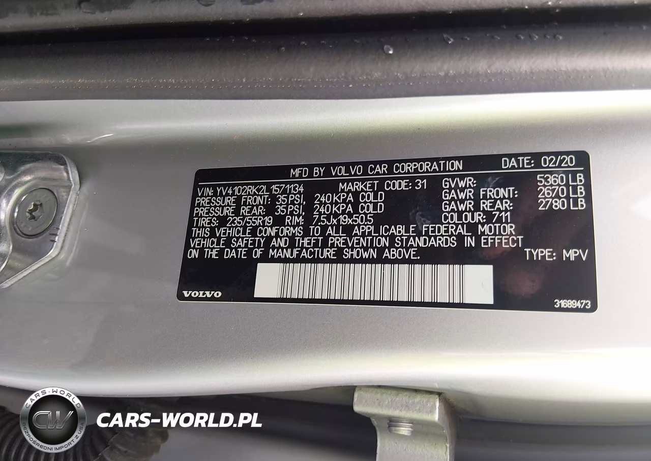 2020 Volvo Xc60 T5 Momentum VIN:YV4102RK2L1571134 - 9