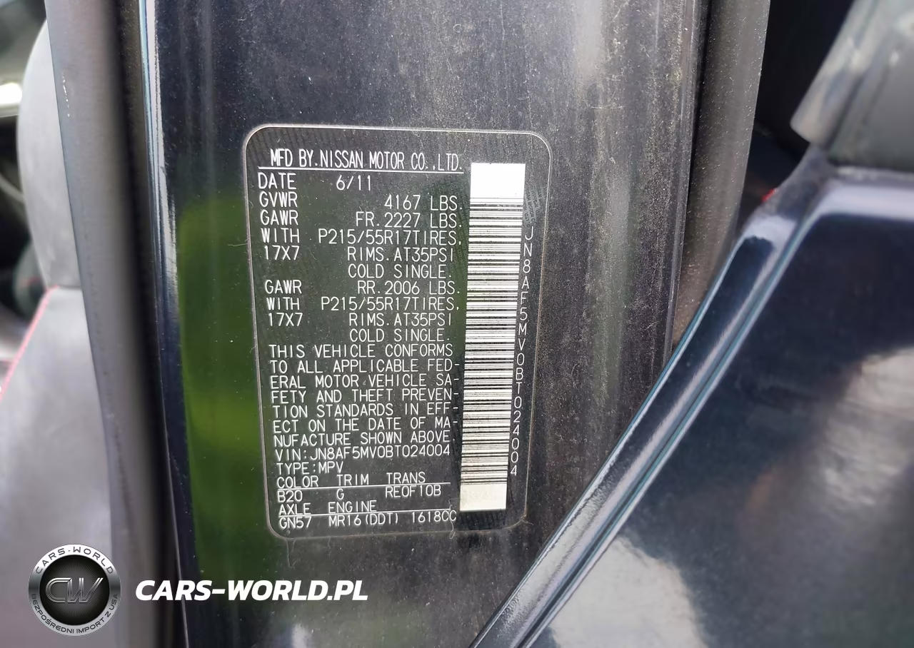 2011 Nissan Juke Sl VIN:JN8AF5MV0BT024004 - 9