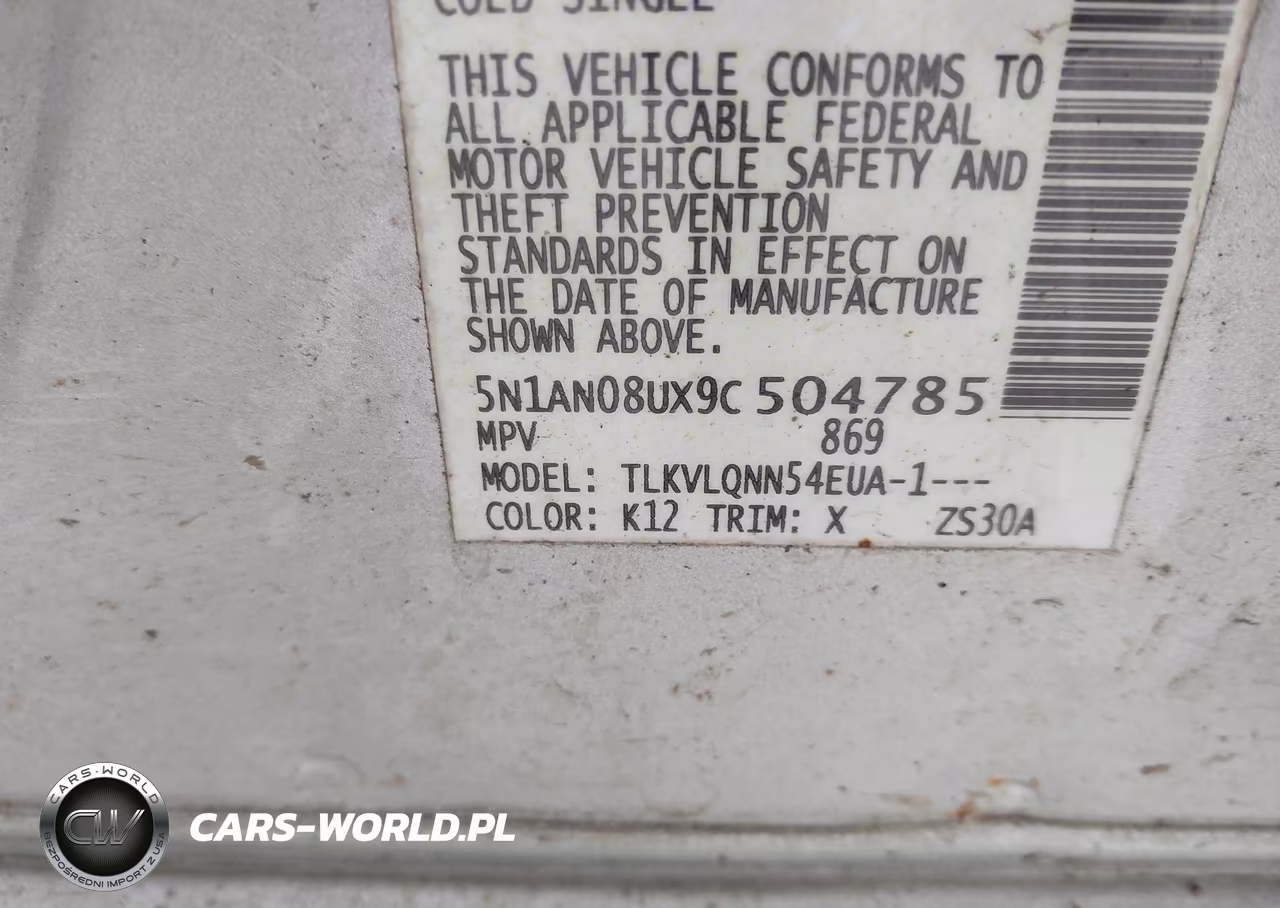 2009 Nissan Xterra X VIN:5N1AN08UX9C504785 - 9