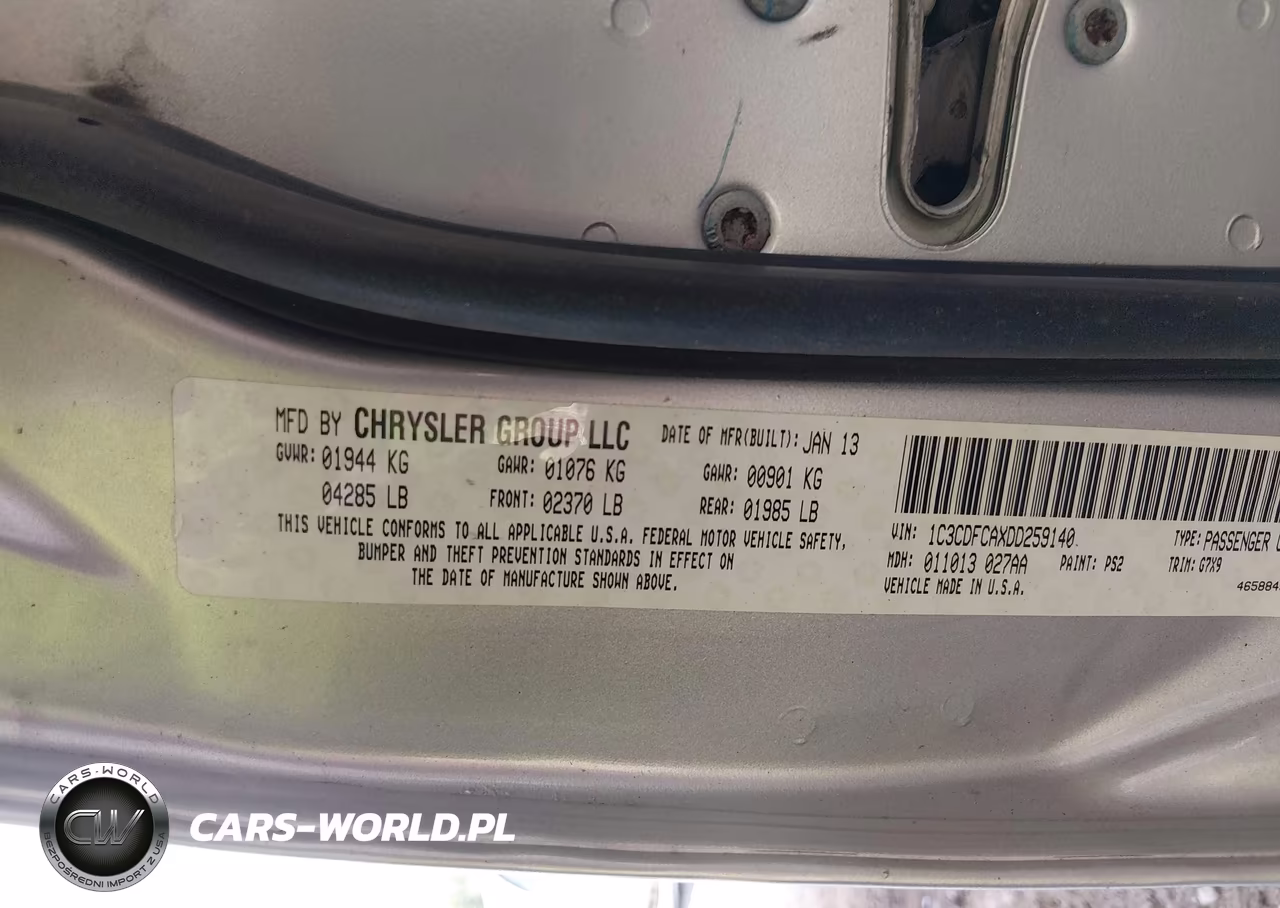 2013 Dodge Dart Limited VIN:1C3CDFCAXDD259140 - 9