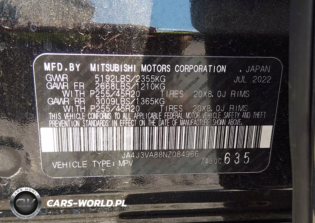 2022 Mitsubishi Outlander Sel 2.5 2Wd-Sel Special Edition 2Wd VIN:JA4J3VA88NZ084966 - 9