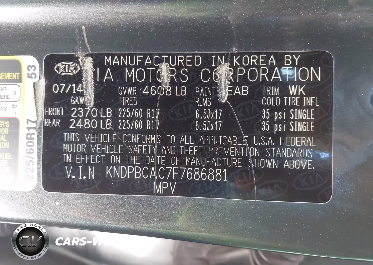 2015 Kia Sportage Lx VIN:KNDPBCAC7F7686881 - 9