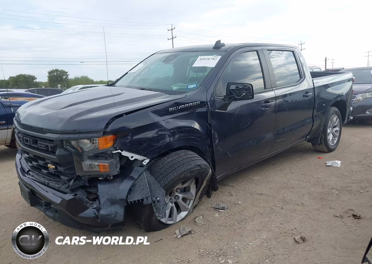 2022 Chevrolet Silverado 1500 2Wd Short Bed Custom VIN:3GCPABEK4NG640006 - 2