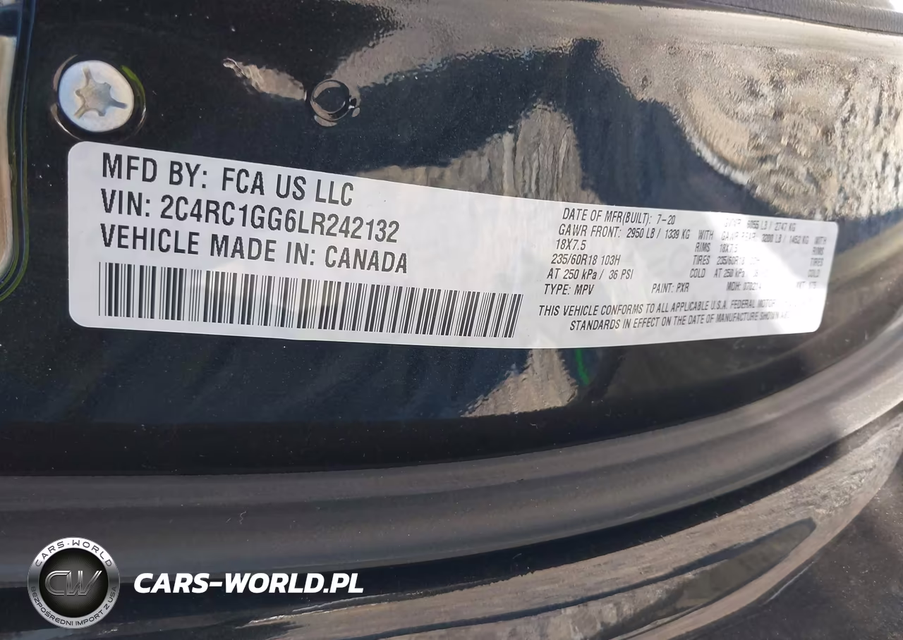 2020 Chrysler Pacifica Limited VIN:2C4RC1GG6LR242132 - 9