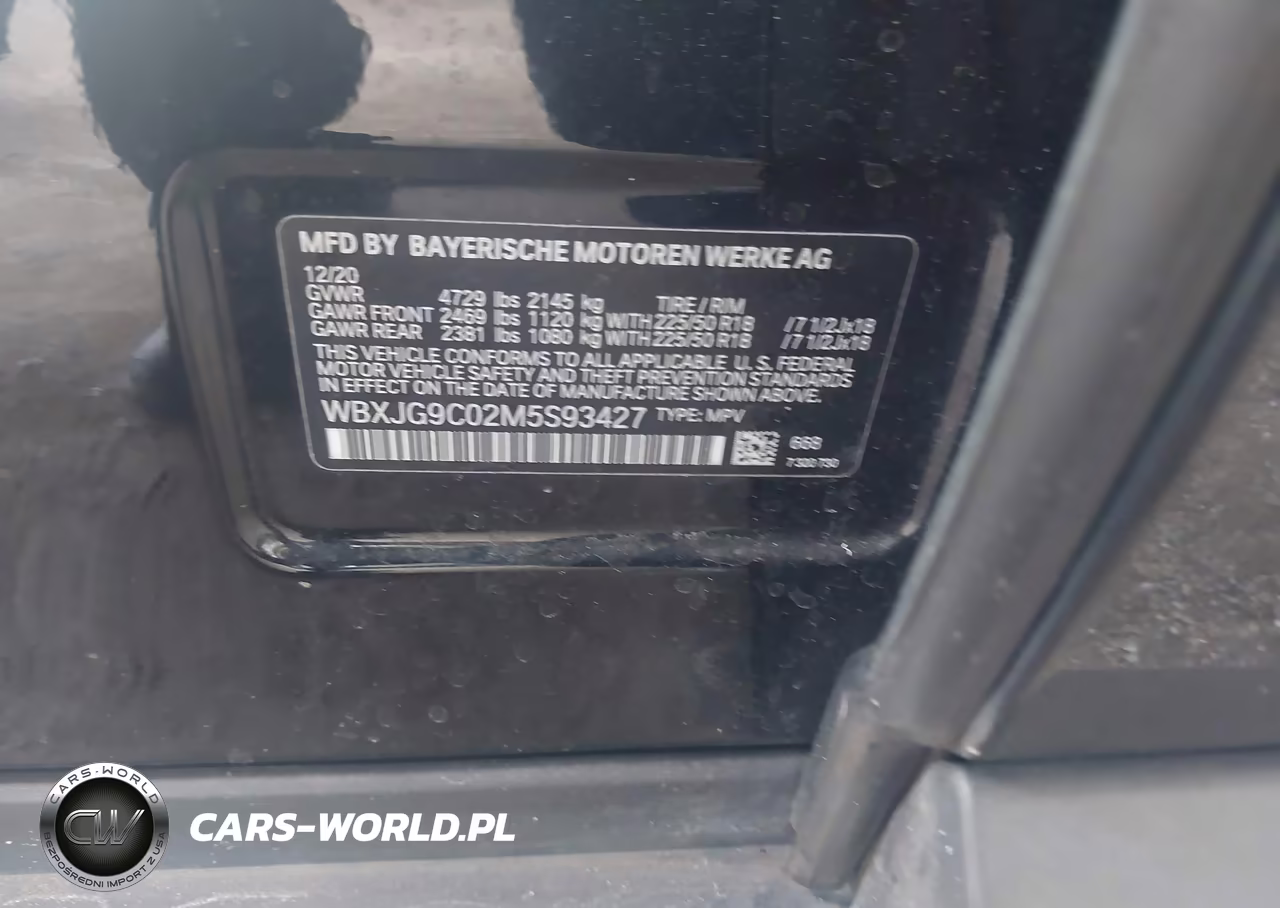2021 BMW X1 xDrive28I VIN:WBXJG9C02M5S93427 - 9