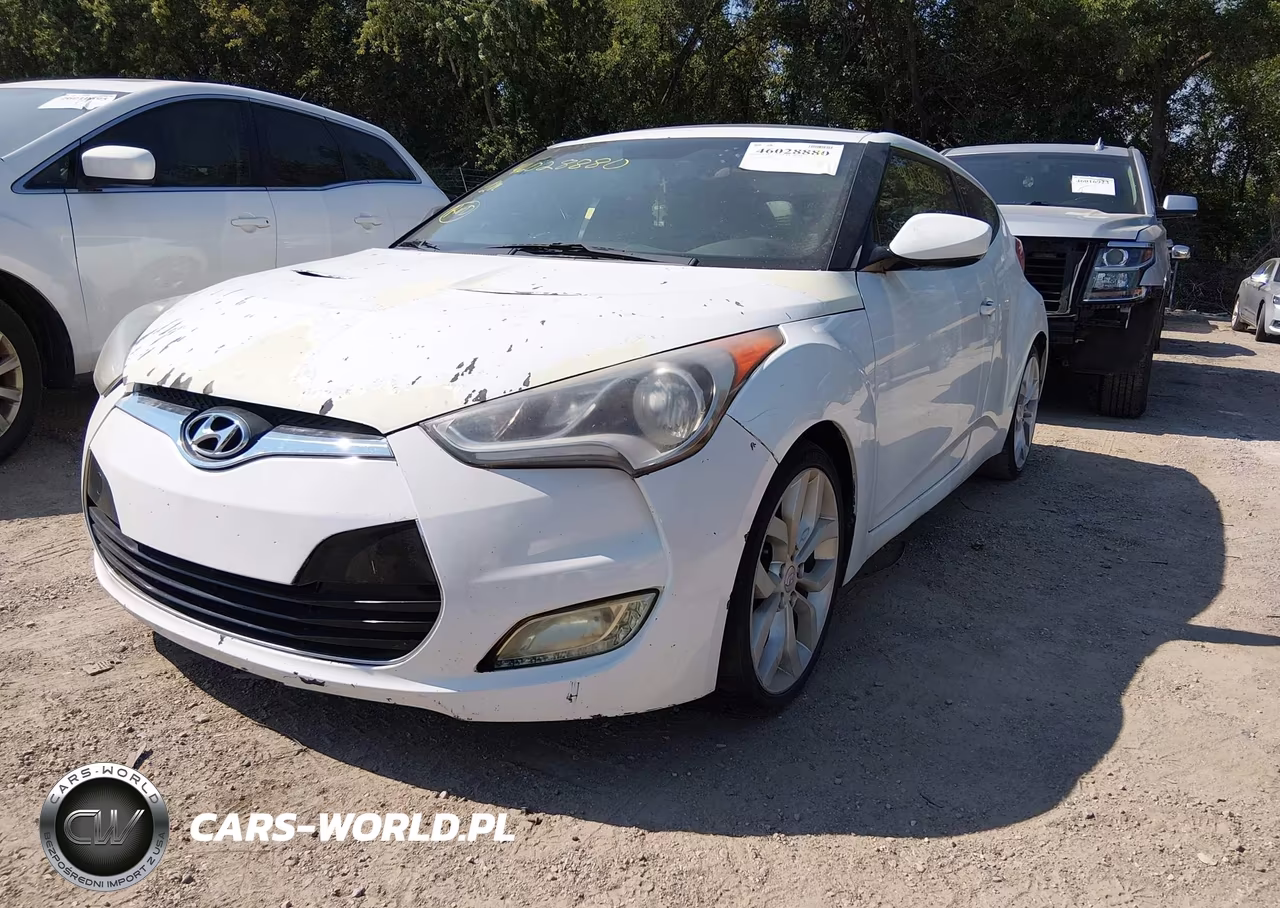 2012 Hyundai Veloster Base W-Gray VIN:KMHTC6AD5CU029690 - 2