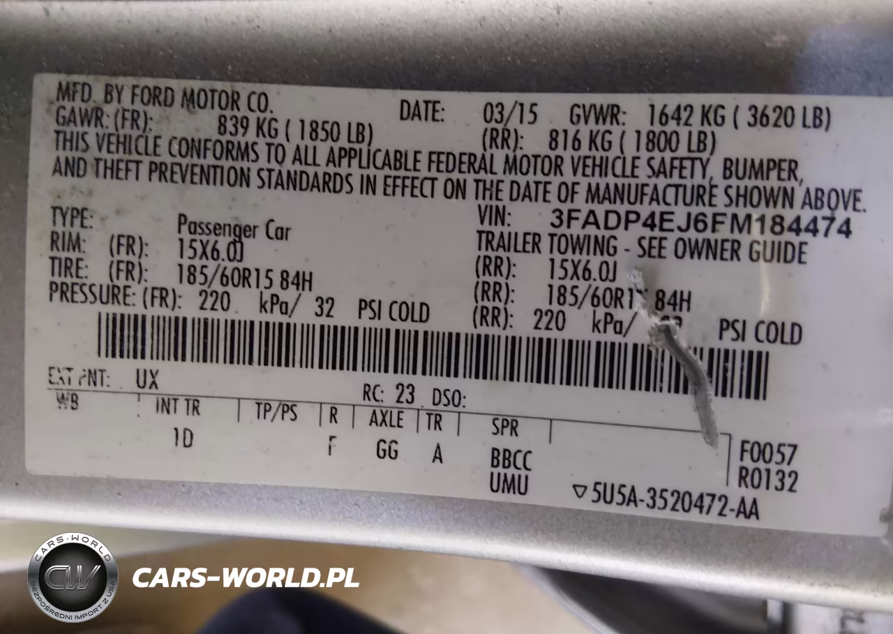 2015 Ford Fiesta Se VIN:3FADP4EJ6FM184474 - 9