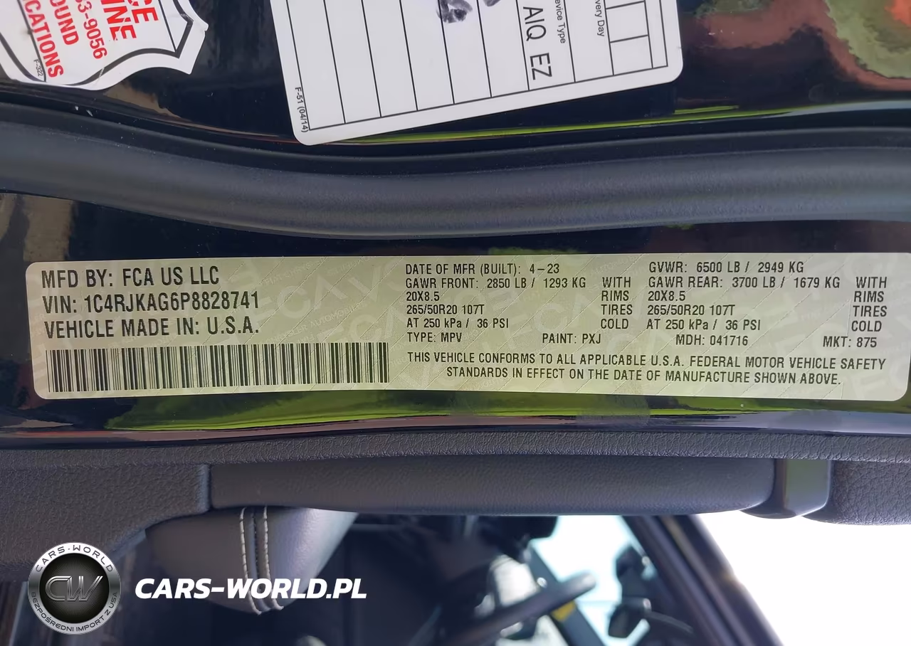 2023 Jeep Grand Cherokee L Altitude 4X4 VIN:1C4RJKAG6P8828741 - 9