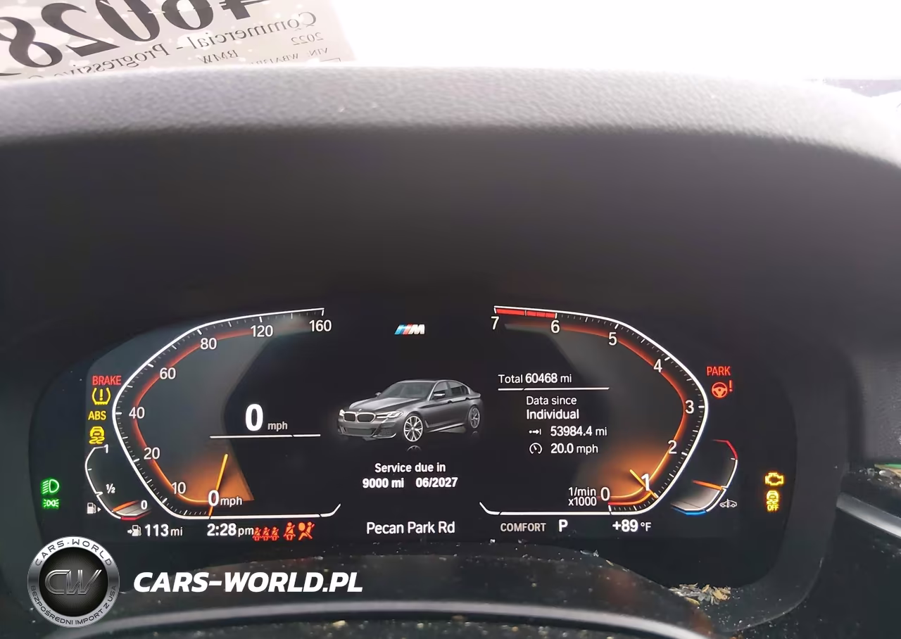 2022 BMW 530 I xDrive VIN:WBA13BJ06NWX73272 - 7