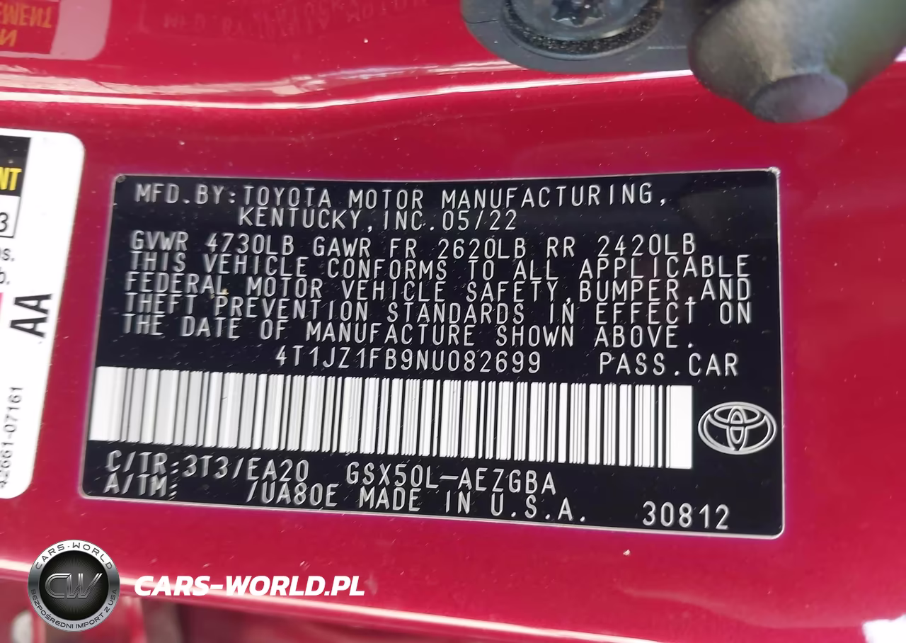 2022 Toyota Avalon Xle VIN:4T1JZ1FB9NU082699 - 9