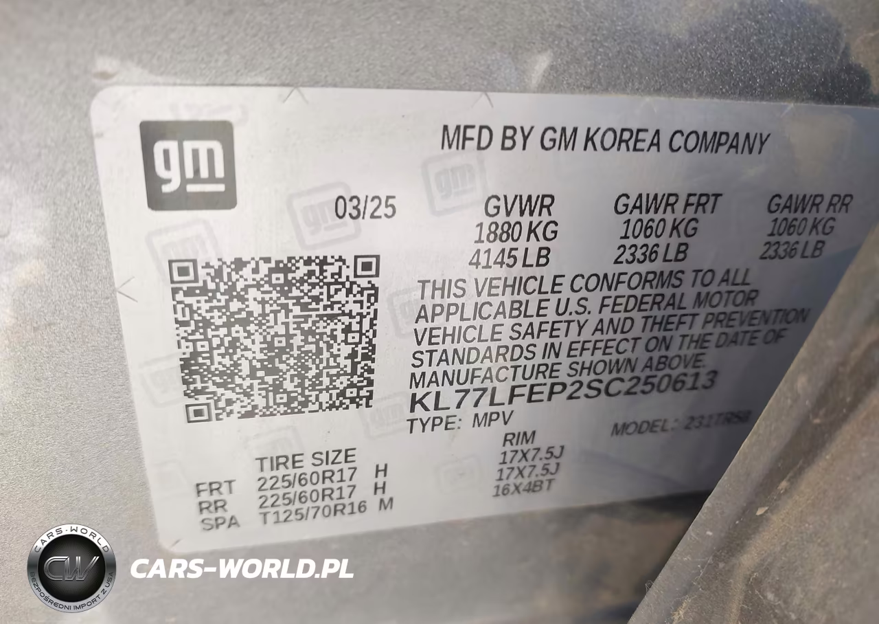 2025 Chevrolet Trax Fwd Ls VIN:KL77LFEP2SC250613 - 9