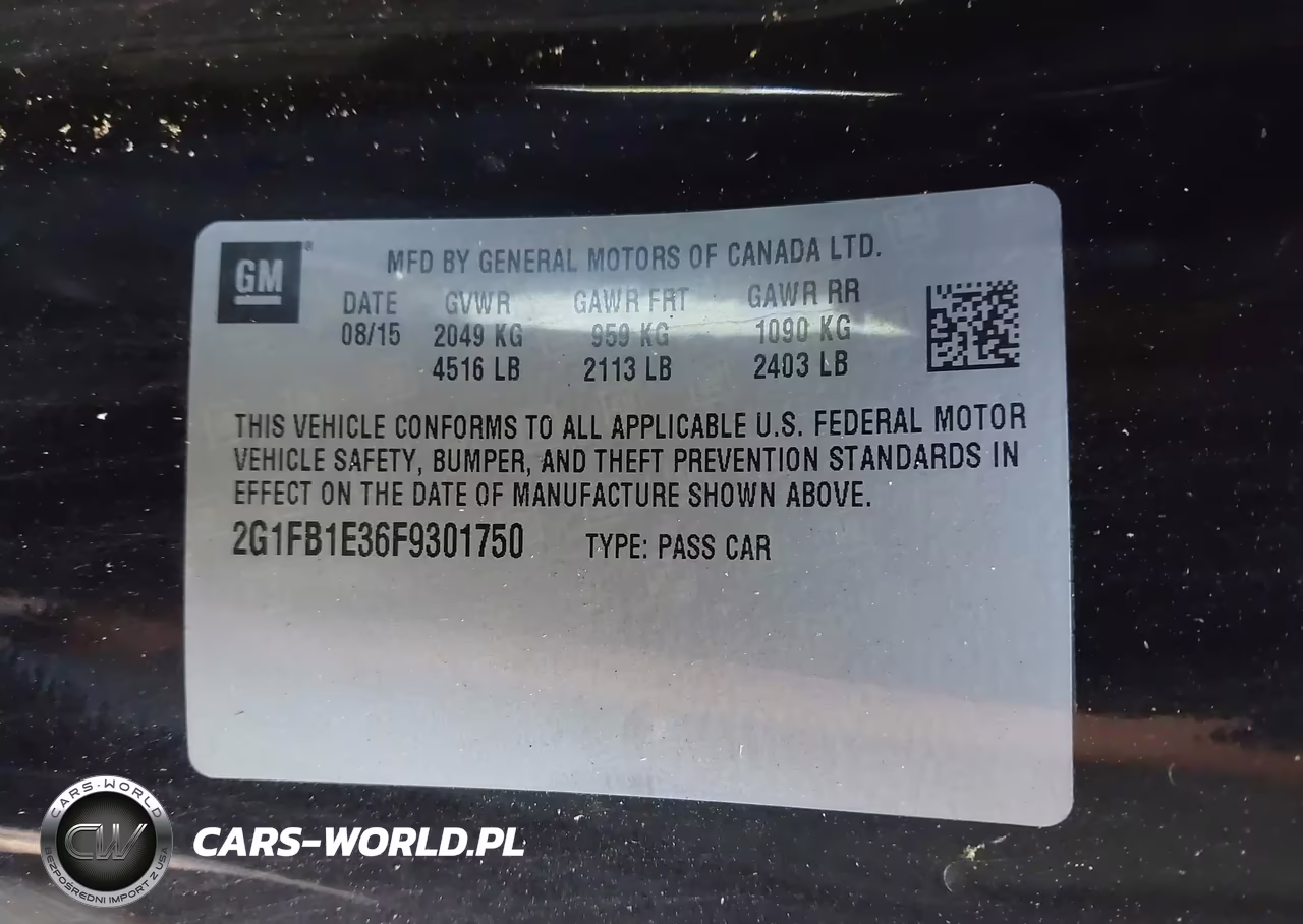 2015 Chevrolet Camaro 2Ls VIN:2G1FB1E36F9301750 - 9