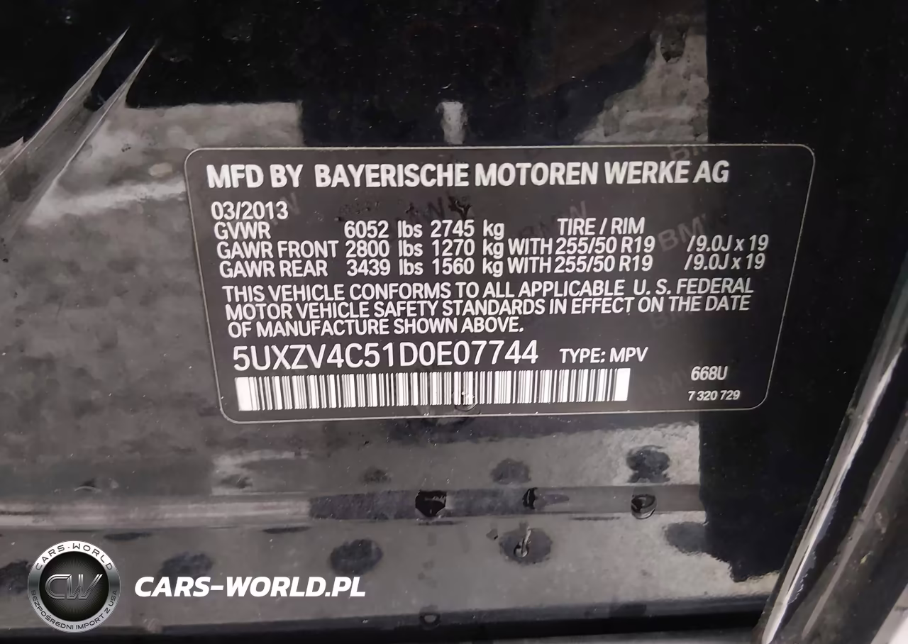 2013 BMW X5 xDrive35I-xDrive35I Premium-xDrive35I Sport Activity VIN:5UXZV4C51D0E07744 - 9