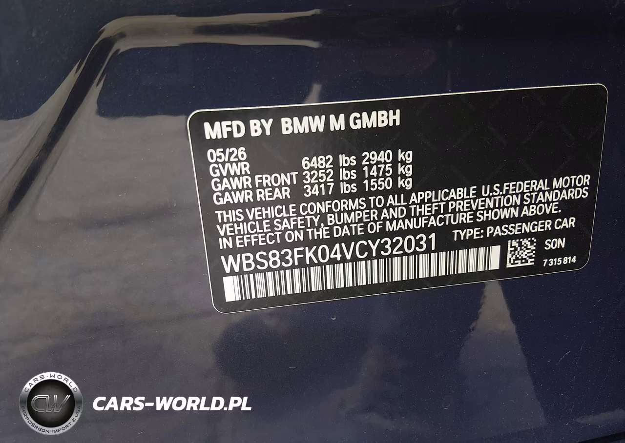 2027 BMW M5 VIN:WBS83FK04VCY32031 - 9