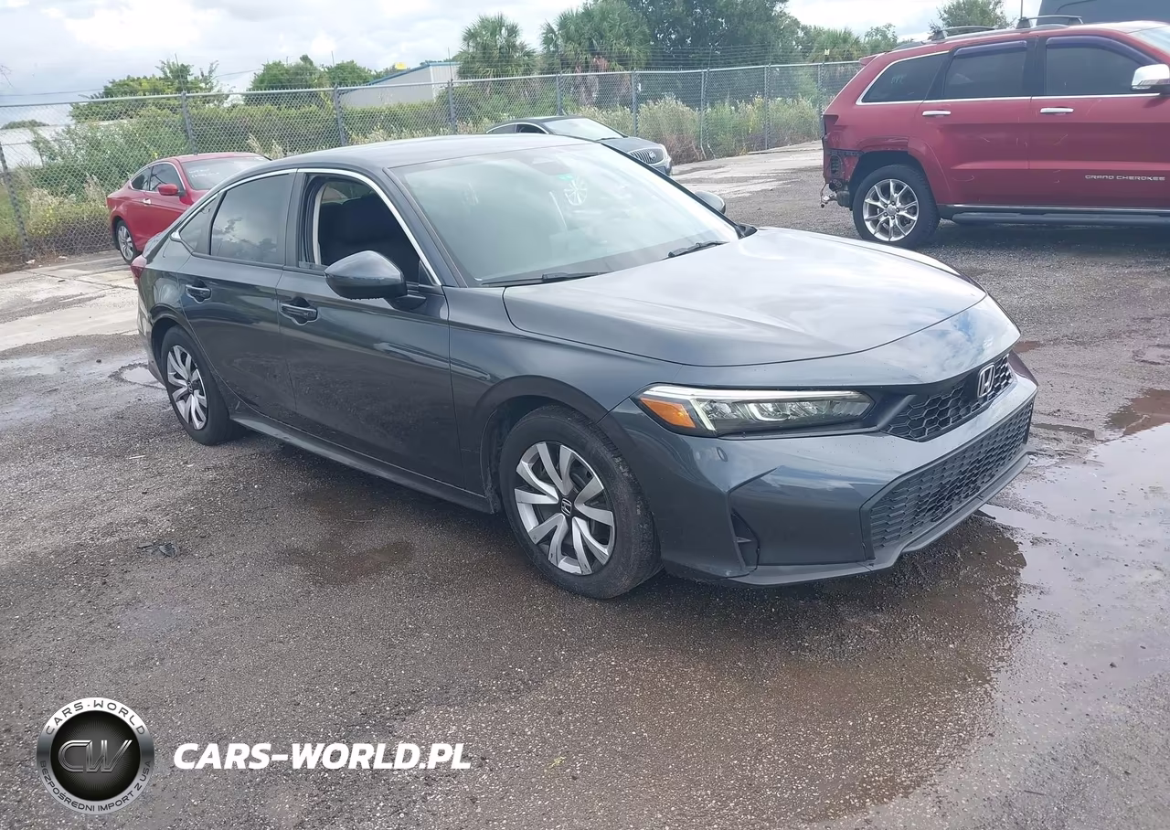 2025 Honda Civic Lx VIN:2HGFE2F20SH519727 - 1