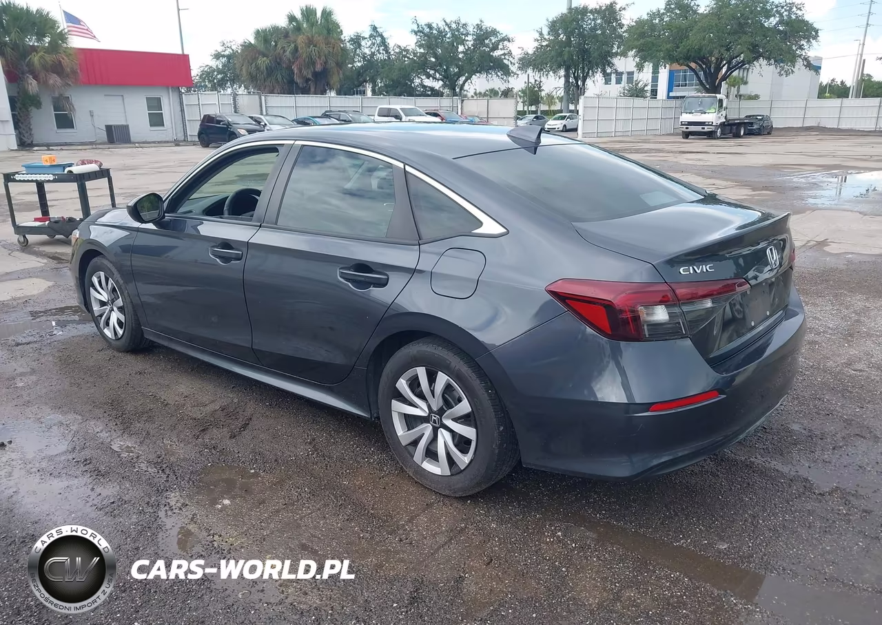 2025 Honda Civic Lx VIN:2HGFE2F20SH519727 - 3