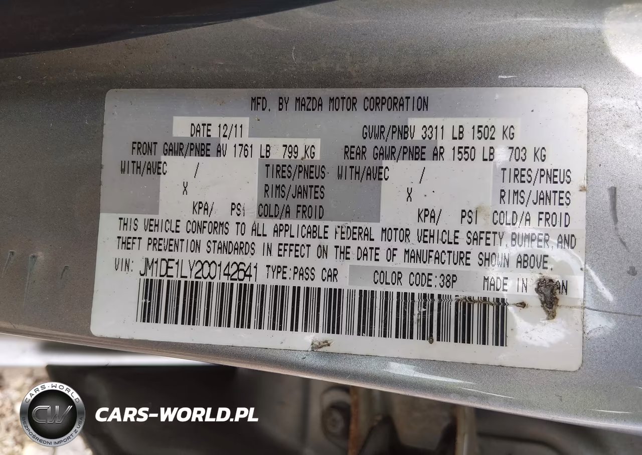 2012 Mazda Mazda2 Touring VIN:JM1DE1LY2C0142641 - 9