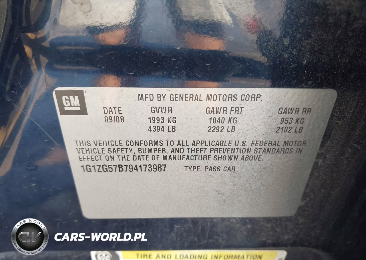 2009 Chevrolet Malibu Ls VIN:1G1ZG57B794173987 - 9