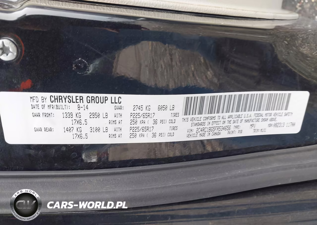 2015 Chrysler Town & Country Touring VIN:2C4RC1BG5FR534656 - 9