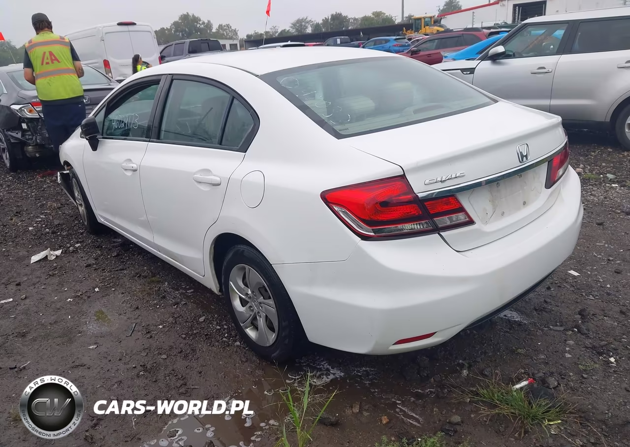 2015 Honda Civic Lx VIN:19XFB2F55FE041033 - 3