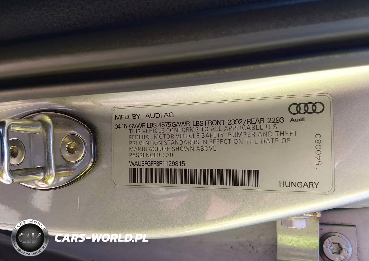 2015 Audi A3 2.0T Premium VIN:WAUBFGFF3F1129815 - 9