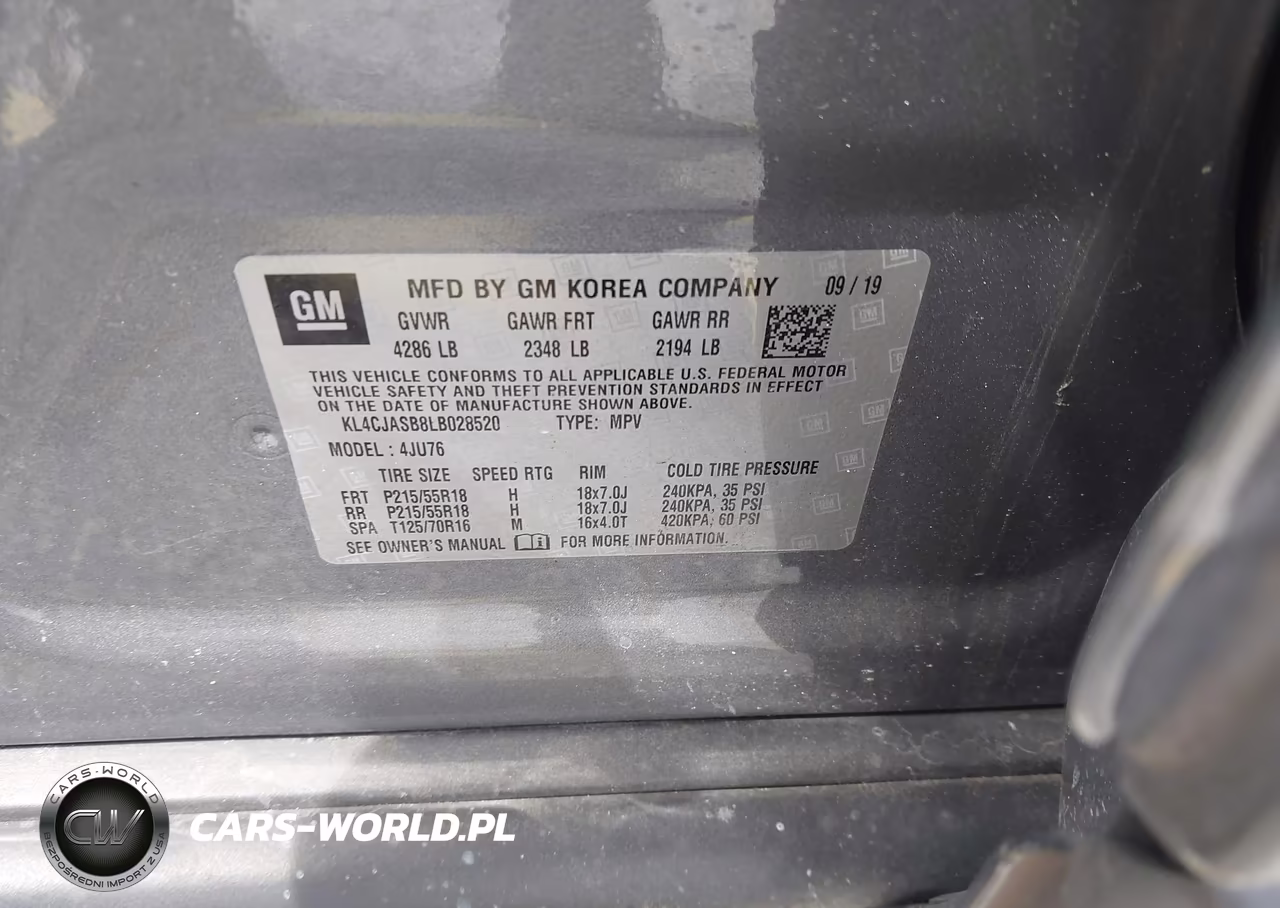 2020 Buick Encore Fwd Preferred VIN:KL4CJASB8LB028520 - 9