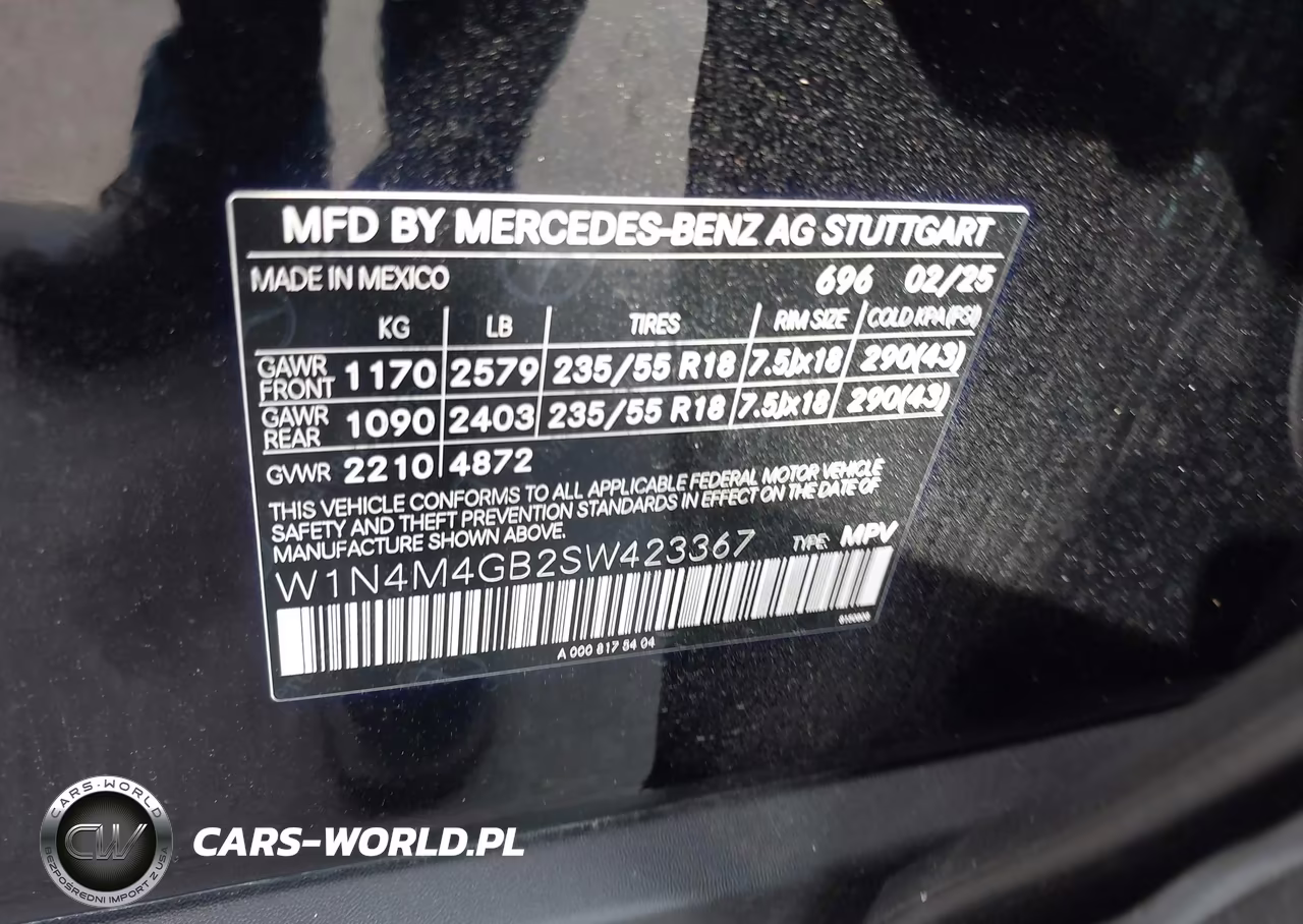 2025 Mercedes-Benz Glb 250 VIN:W1N4M4GB2SW423367 - 9