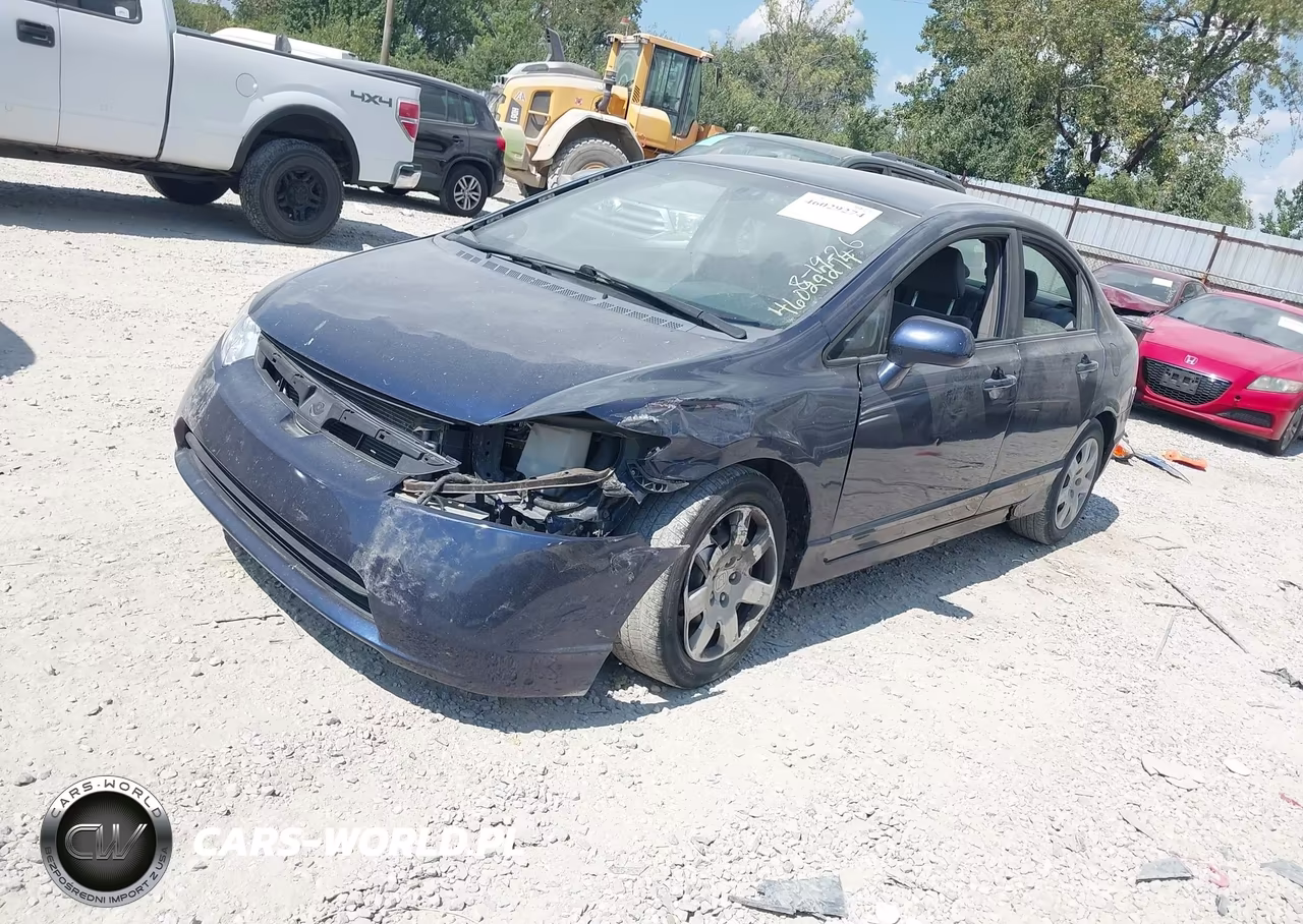 2008 Honda Civic Lx VIN:1HGFA16518L046061 - 2