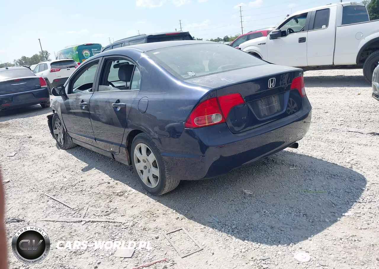 2008 Honda Civic Lx VIN:1HGFA16518L046061 - 3