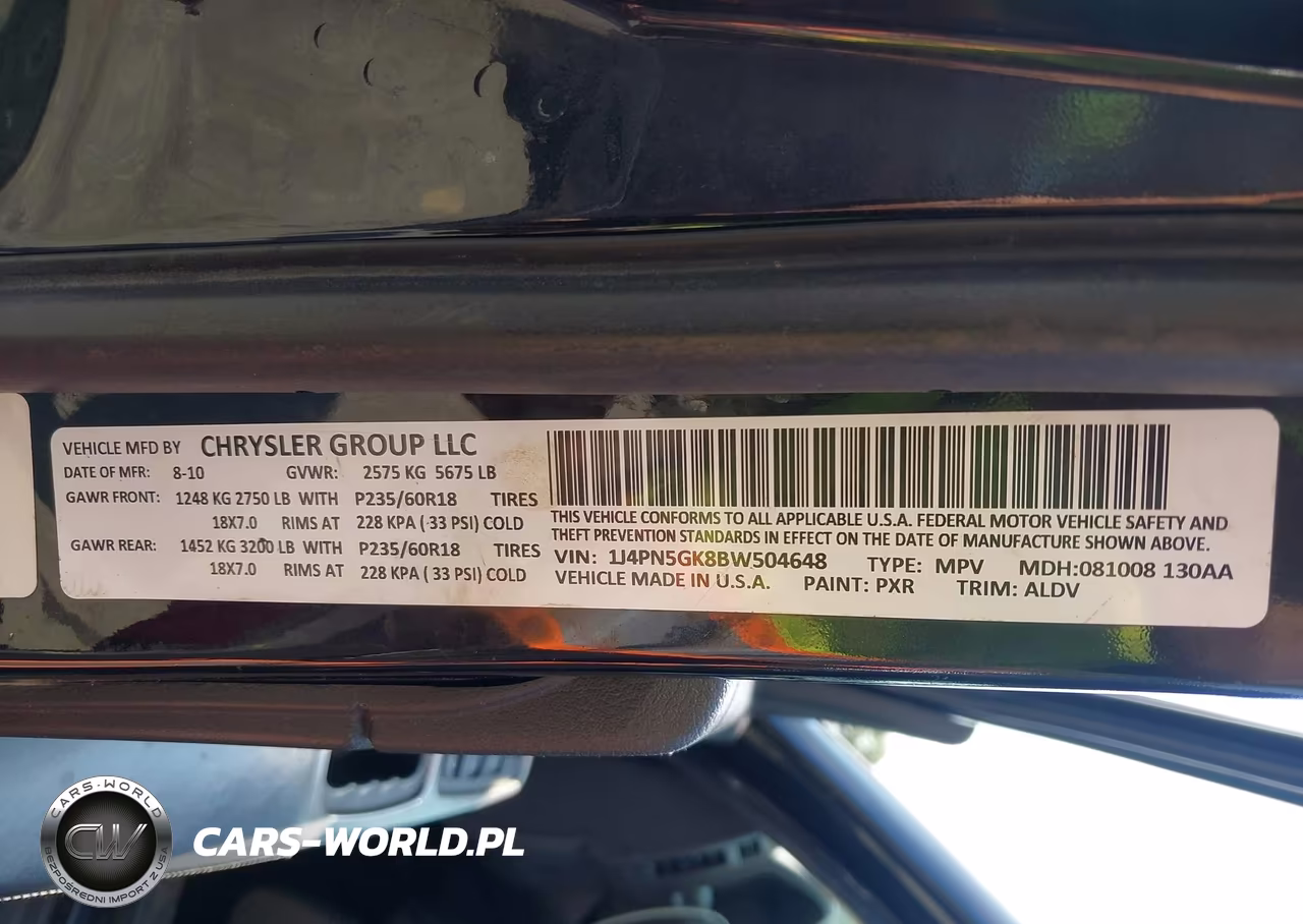2011 Jeep Liberty Limited Edition VIN:1J4PN5GK8BW504648 - 9