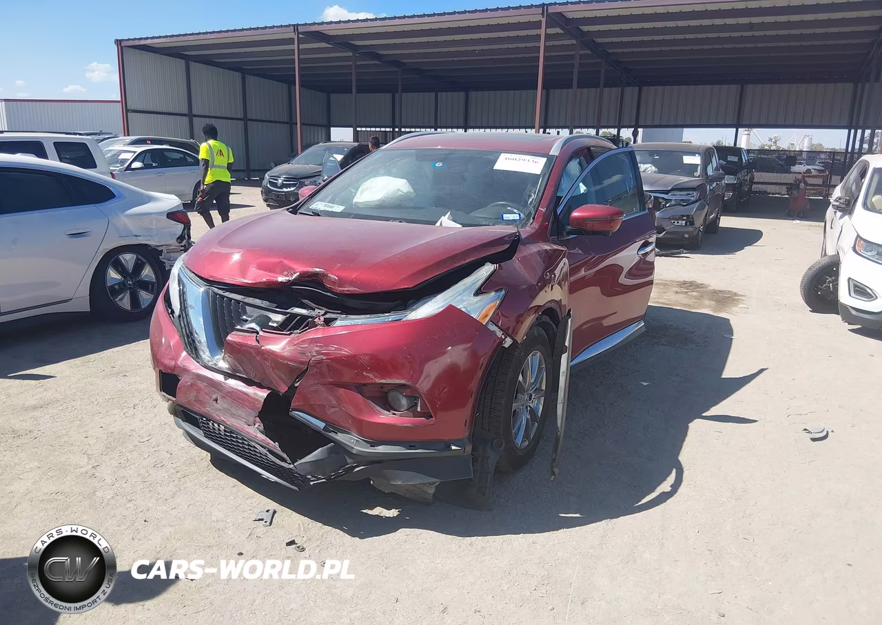 2017 Nissan Murano Sl VIN:5N1AZ2MGXHN128253 - 2