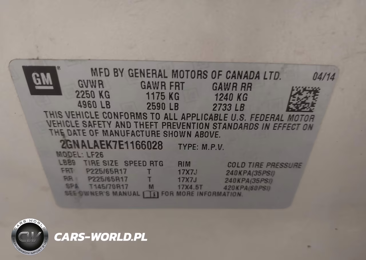2014 Chevrolet Equinox Ls VIN:2GNALAEK7E1166028 - 9