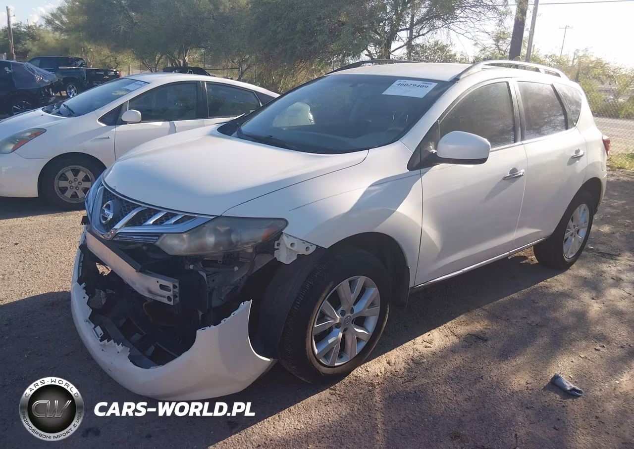2013 Nissan Murano Sv VIN:JN8AZ1MW8DW310905 - 2