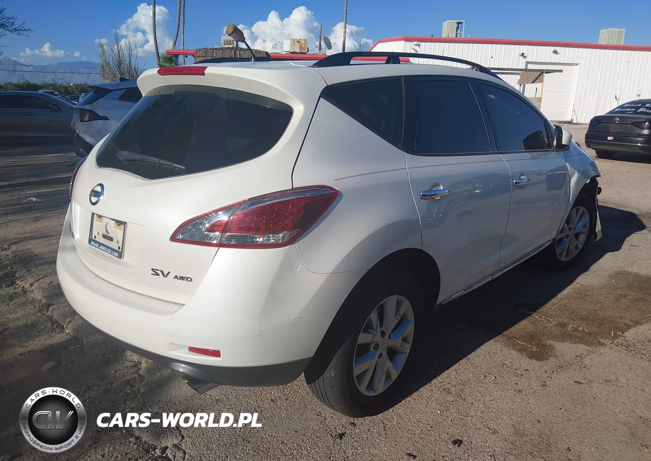 2013 Nissan Murano Sv VIN:JN8AZ1MW8DW310905 - 4