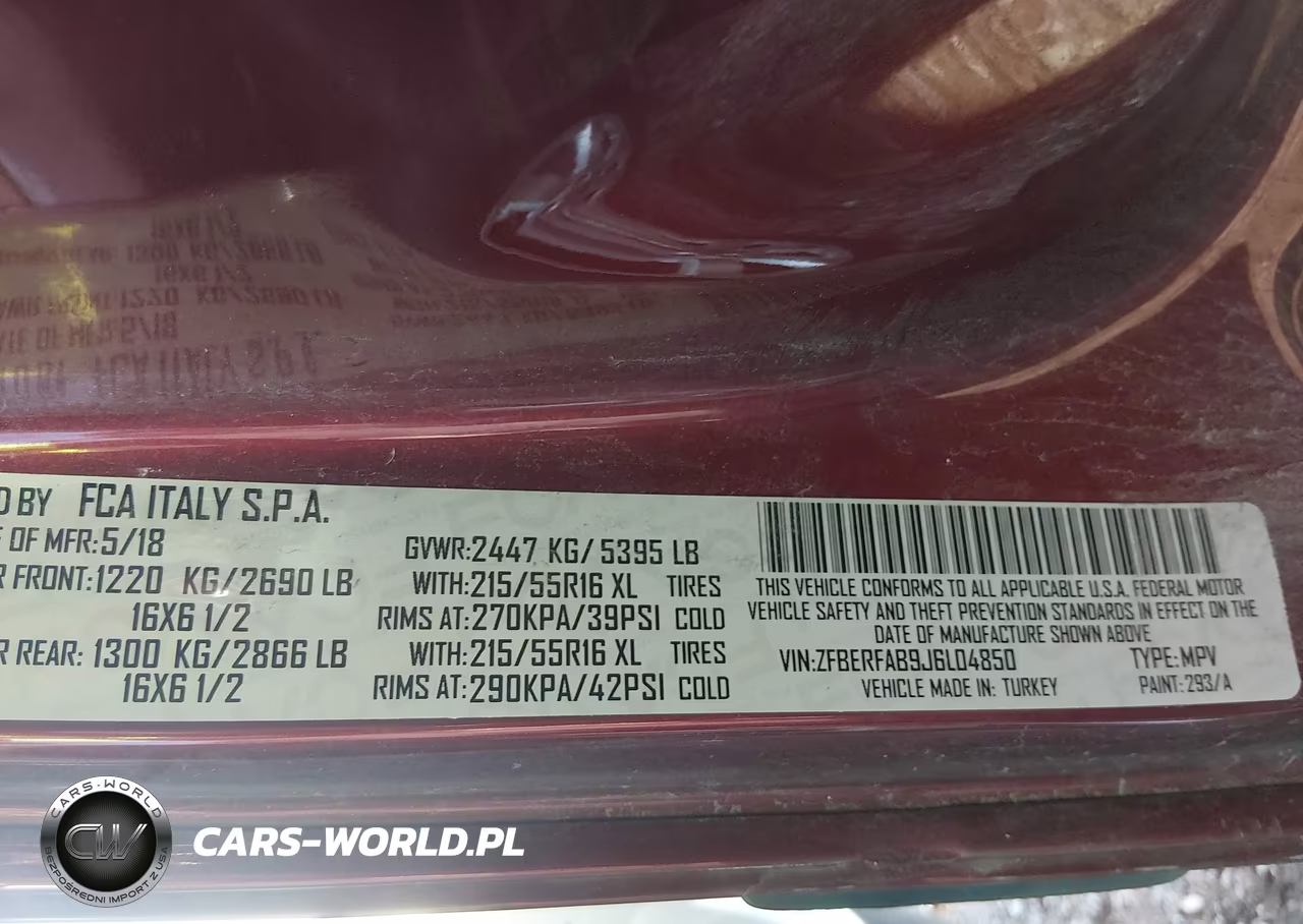 2018 Ram Promaster City Tradesman VIN:ZFBERFAB9J6L04850 - 9