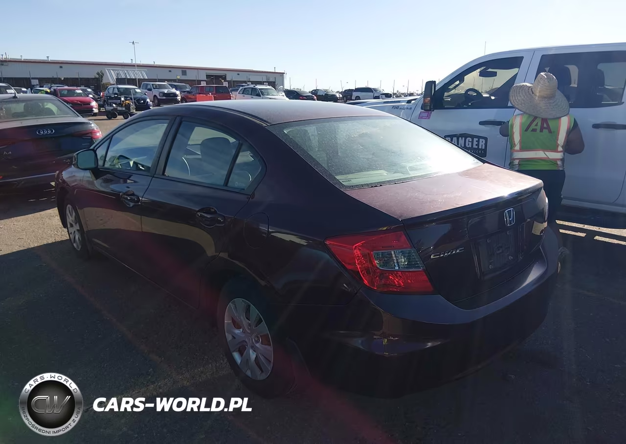 2012 Honda Civic Lx VIN:19XFB2F54CE055842 - 3