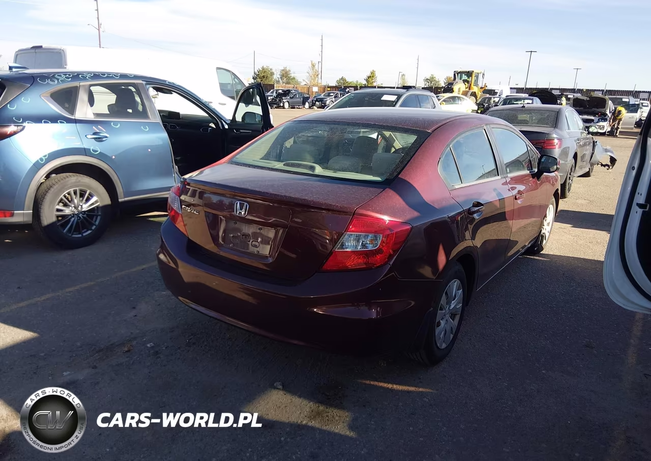 2012 Honda Civic Lx VIN:19XFB2F54CE055842 - 4