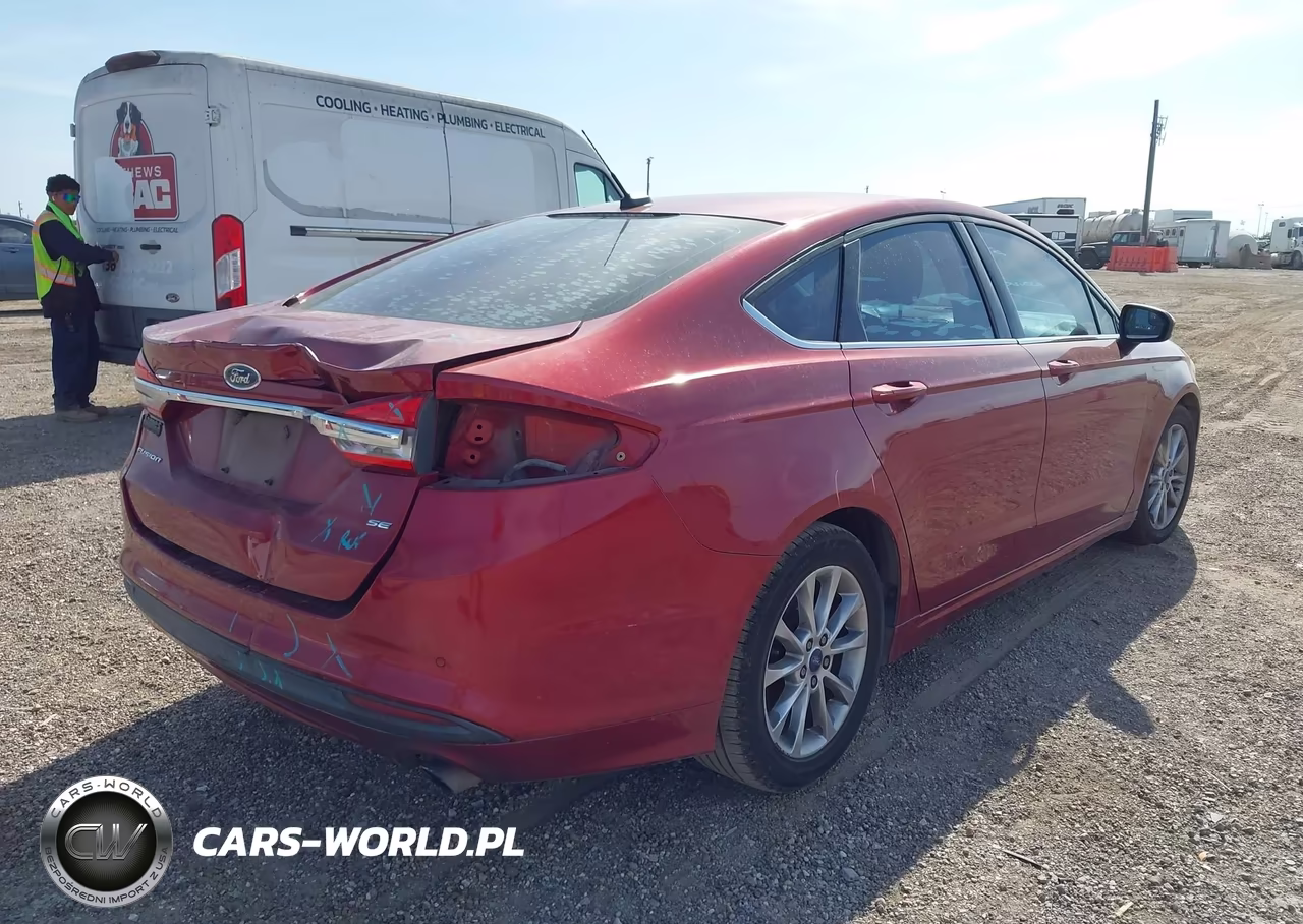 2017 Ford Fusion Se VIN:3FA6P0H74HR406789 - 4